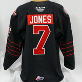 2020-21 CCM Game Worn Jersey #7 JONES (Black)