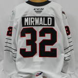 2021-22 CCM Game Worn Jersey #32 MIRWALD (White)