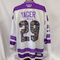 Yager, Brayden- Hockey Fights Cancer Game Jersey - 2023-24