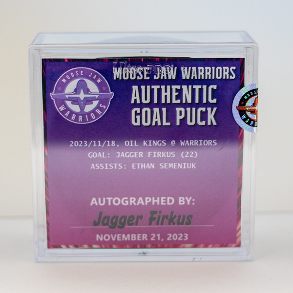 Hockey Fight Cancer 2023 Goal Puck - Firkus