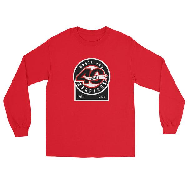 Printful Unisex 40 Years LS Shirt (Black Logo)