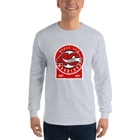 Printful Unisex 40 Years LS Shirt (Red Logo)