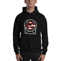 Printful Unisex 40 Years Hoodie (Black Logo)