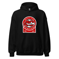 Printful Unisex 40 Years Hoodie (Red Logo)