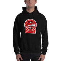 Printful Unisex 40 Years Hoodie (Red Logo)