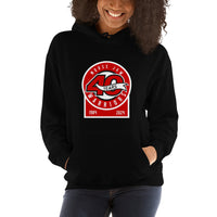Printful Unisex 40 Years Hoodie (Red Logo)