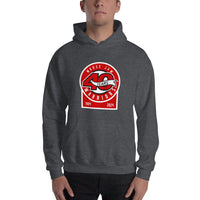 Printful Unisex 40 Years Hoodie (Red Logo)
