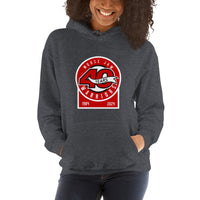 Printful Unisex 40 Years Hoodie (Red Logo)