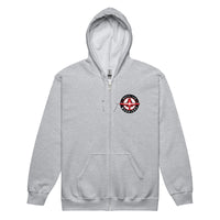 Printful Unisex Warriors Logo Zip Hoodie