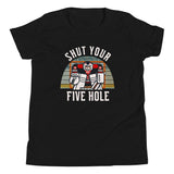 Printful Youth Shut Your Five Hole TShirt