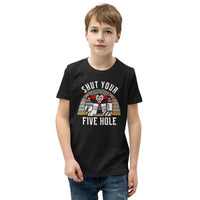 Printful Youth Shut Your Five Hole TShirt